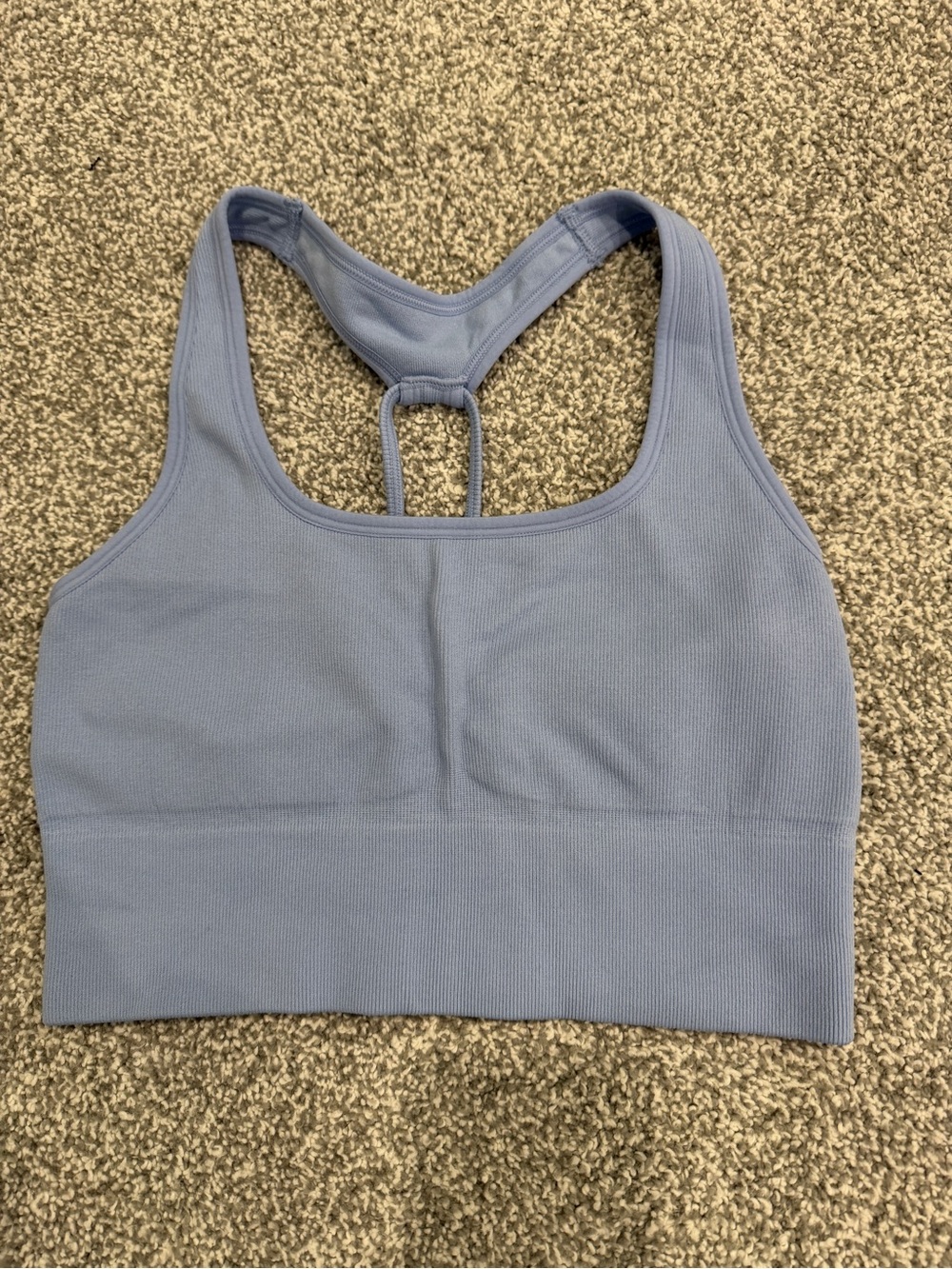 JoyLab Light Blue Seamless Racerback Sports Bra